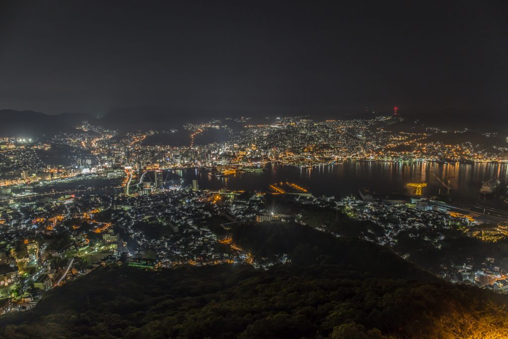 稲佐山からの長崎夜景