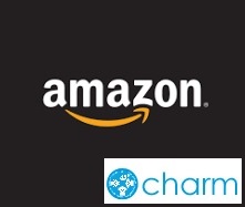 Amazon　チャーム合成ロゴ